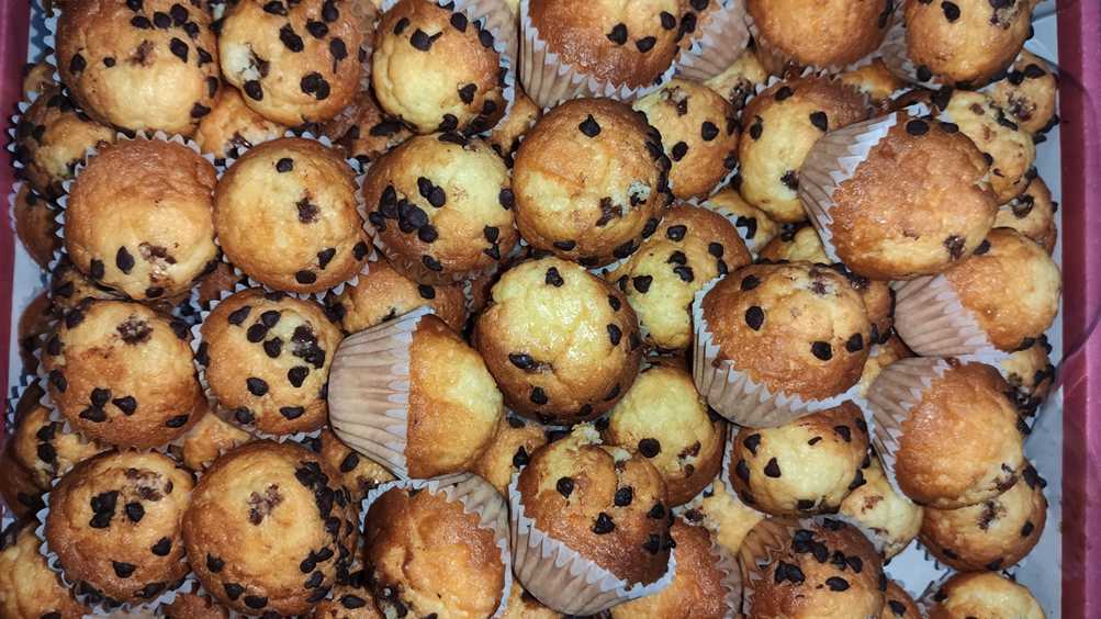 152 MINI MUFFIN RELLENAS C-CHISPITAS C-2,5K