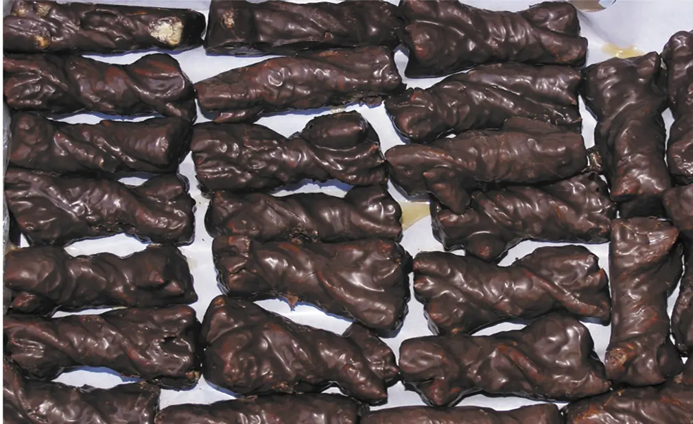 210 LAZOS BAÑADOS CHOCOLATE C-2K