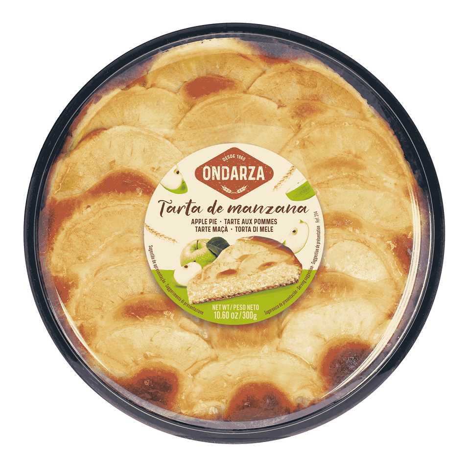 2182 TARTA MANZANA 300GRS C-6UND