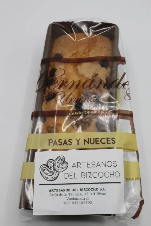 2665 BIZCOCHO PASAS NUECES 450GRS C 7UND