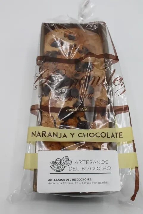 2668 BIZCOCHO NARANJA CHOCOLATE 450GRS C 7UND