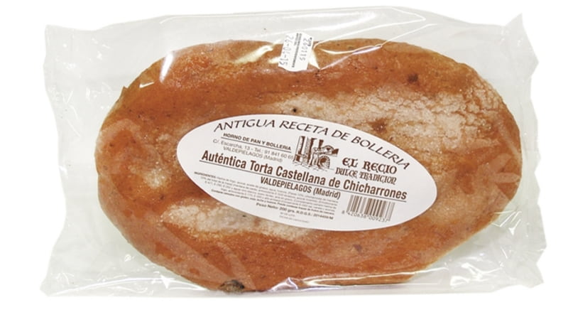 280 TORTA DE CHICHARRONES 1 UND 200 GR