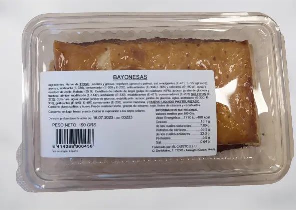 292 BAYONESAS 190GRS C-9UND