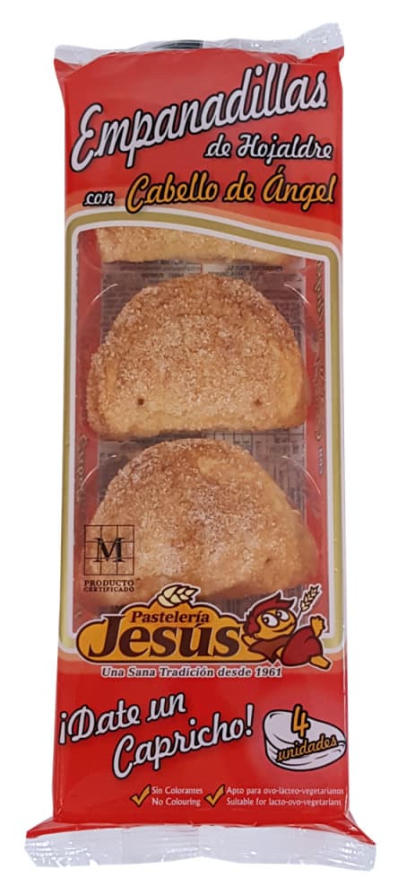 333 EMPANADILLAS HOJALDRE CABELLO 150G C 20U