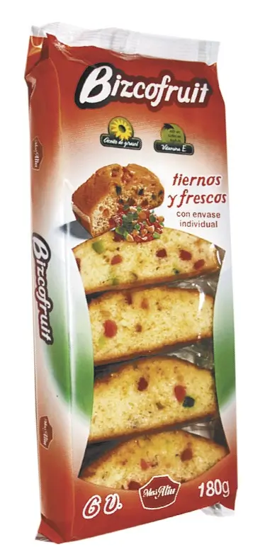 355 BIZCOCHO FRUIT GLACE 150G C-14UND