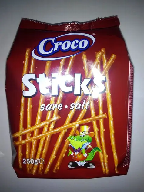 474 CROCO STICK (PALITOS SALADOS) 250G C-12U