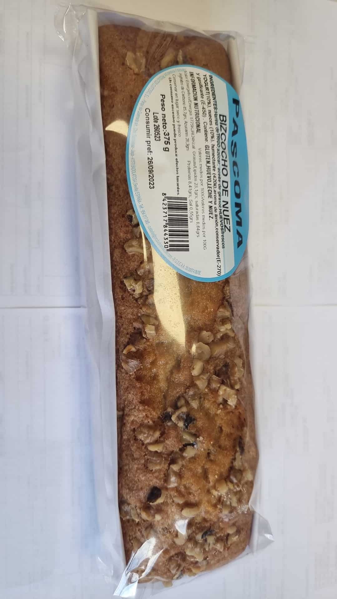 517 BIZCOCHON YOGUR-NUECES 375G C-4UN