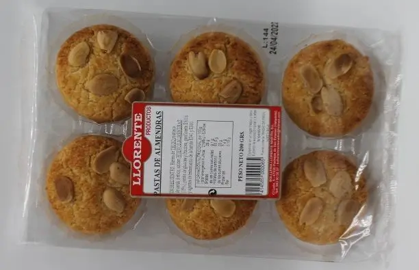 522 PASTAS DE ALMENDRA 200G C 15U