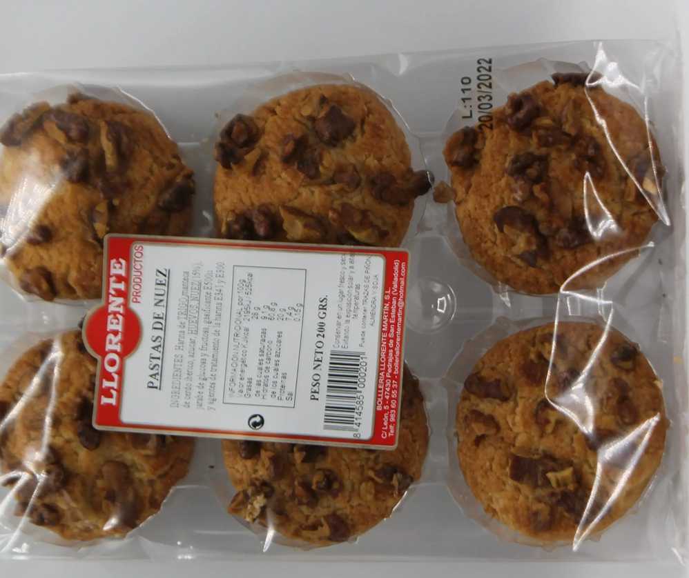 530 PASTAS DE NUEZ 200G C 15U