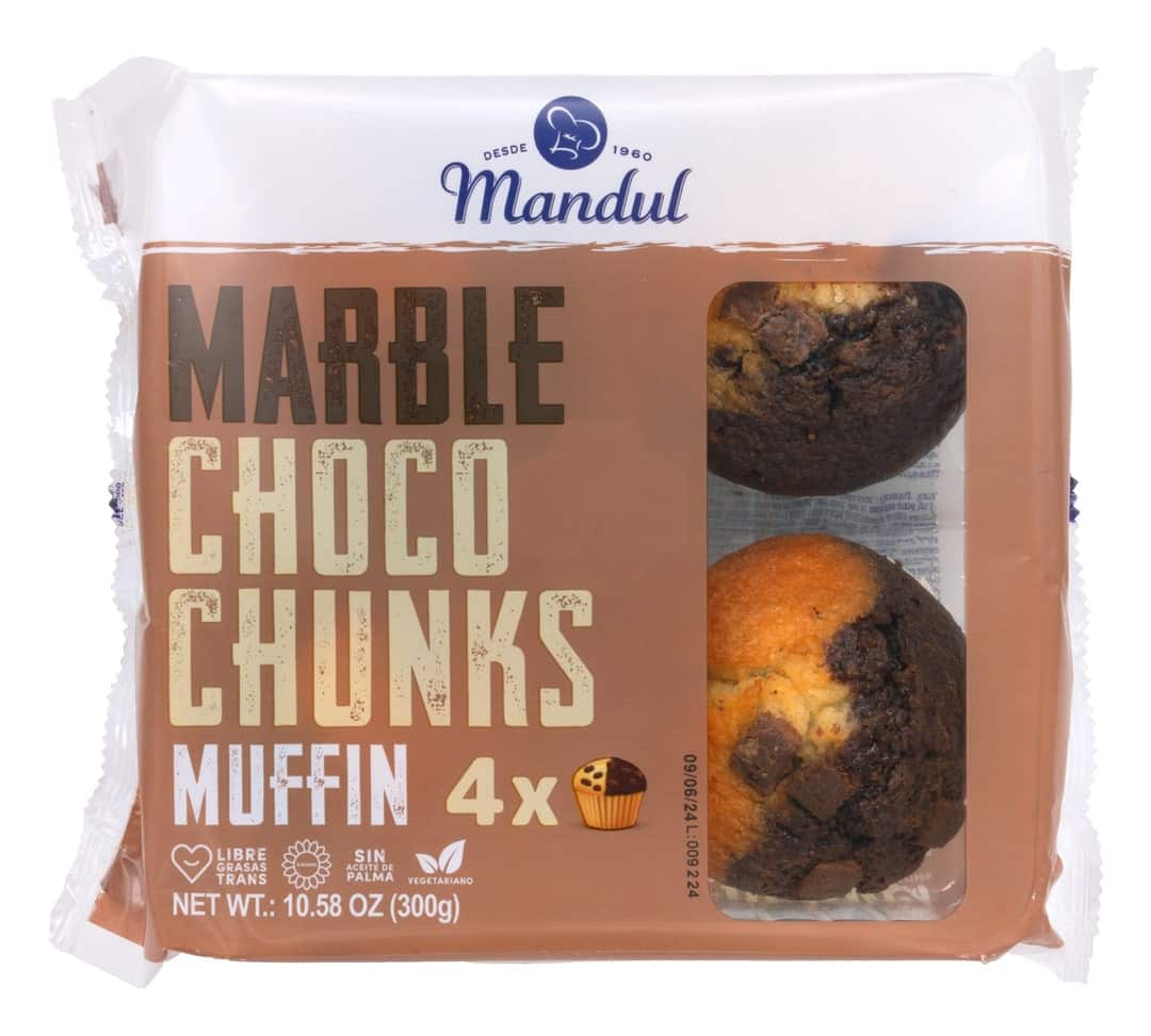 561 MUFFINS MARMOL CHOCO HUNKS 300G C12U