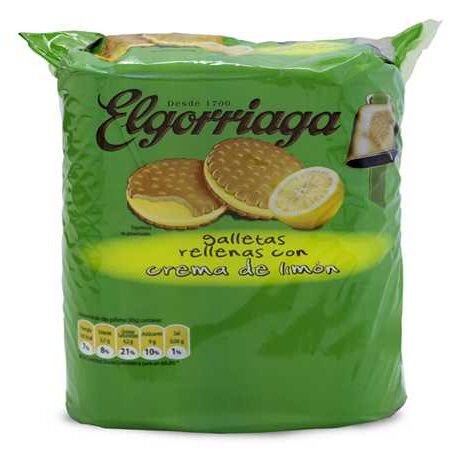 613 ELGORRIAGA GALLETAS LIMÓN 2X150 C-12U