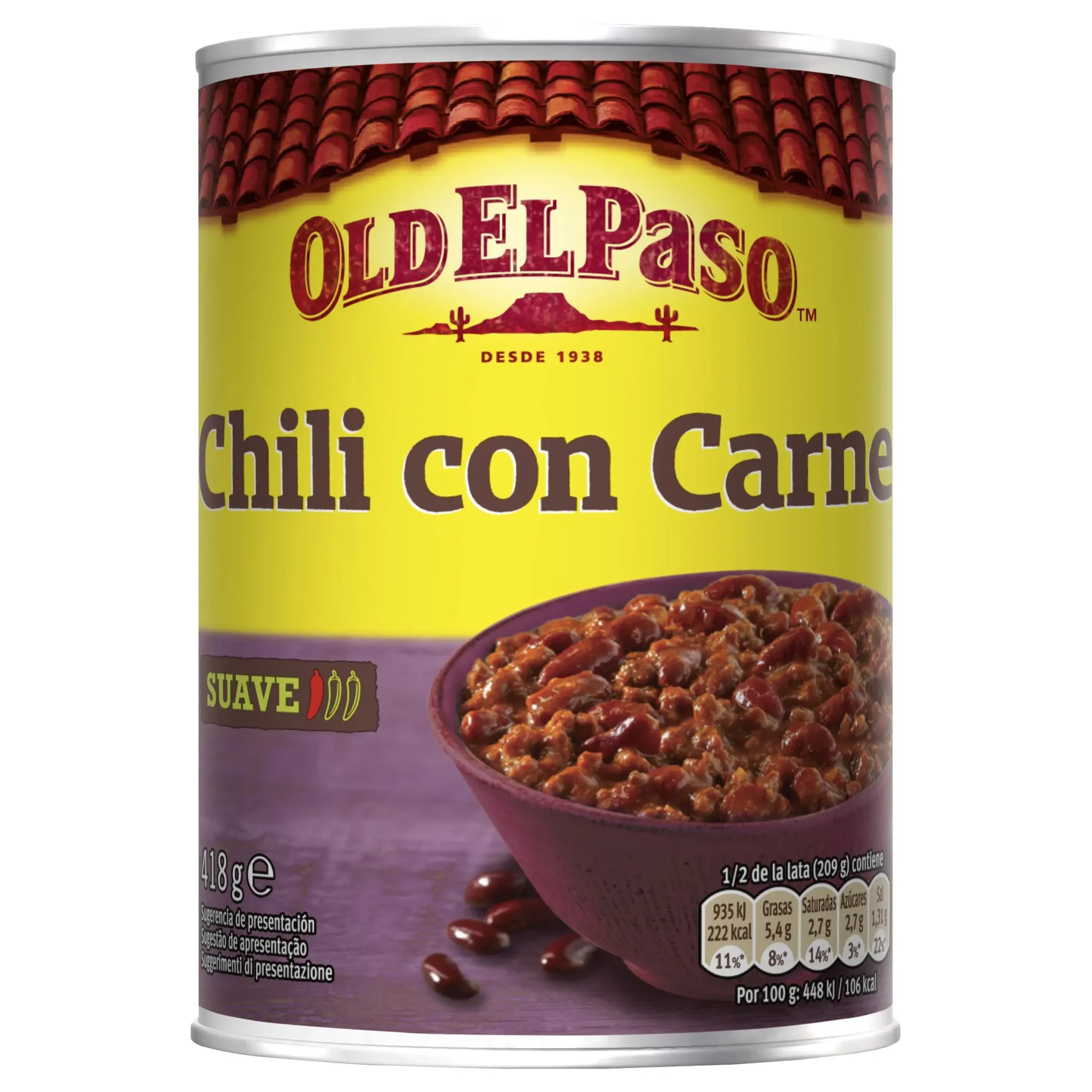 6351 CHILI CON CARNE 418GRS C-12UND