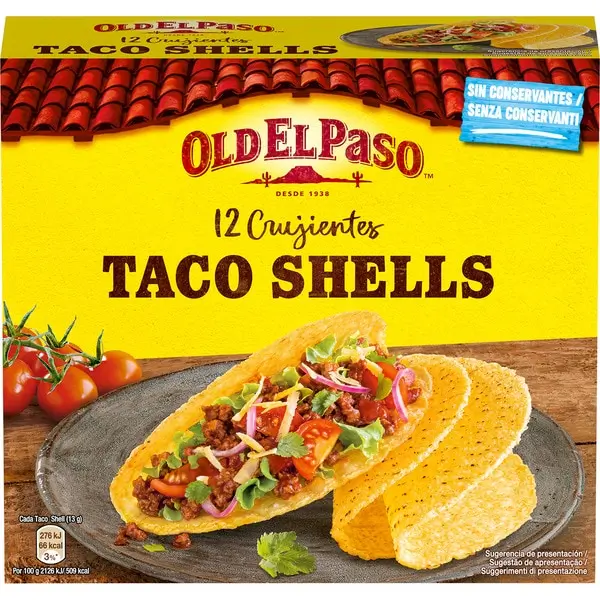 6366 TACO SHELLS 156G C 8U