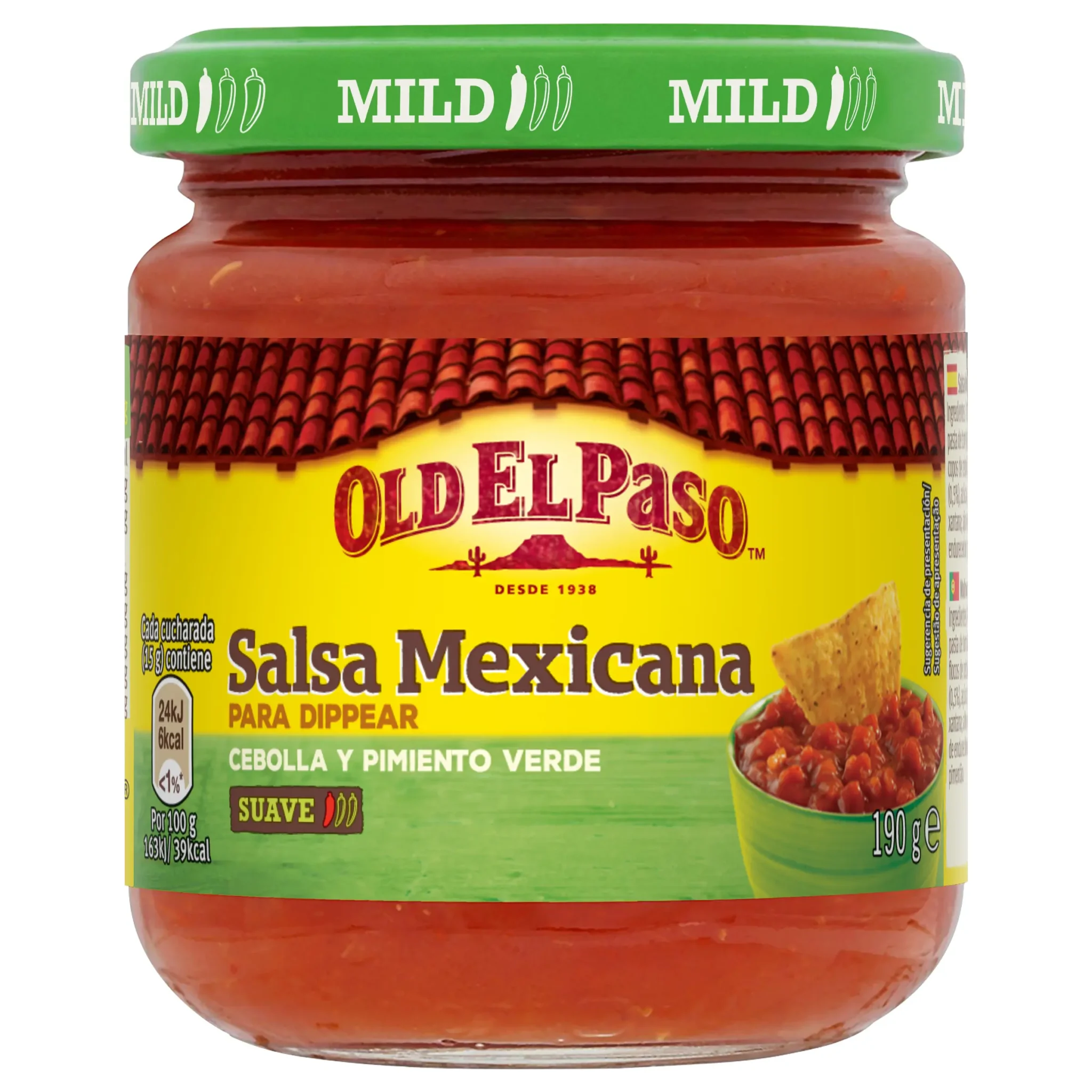 659 SALSA MEXICANA PARA DIPPEAR CEBOLLA Y PIMIENTO VERDE 190G
