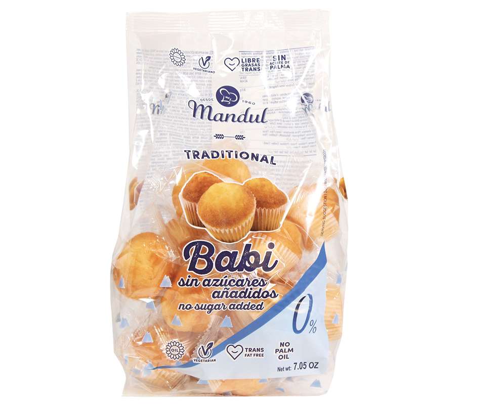 626 BABI SIN AZUCAR 200GRS C 10U